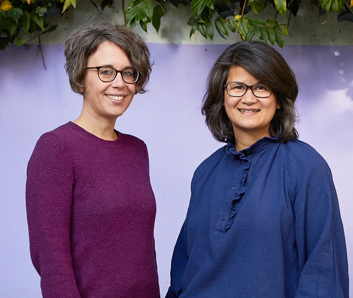 Gruppenbild von Meike Schüler und Maike Manurung